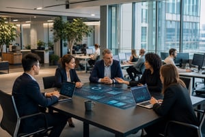 TechInfused Office Collaboration