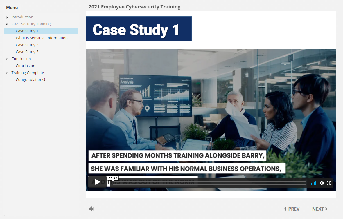 Security Awareness Training - 2021 Course Update