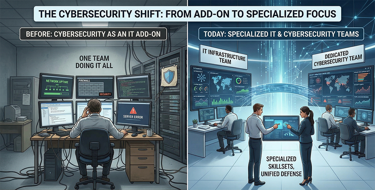 The Modern Shift: Why IT and Cybersecurity Need Distinct Teams Working ...